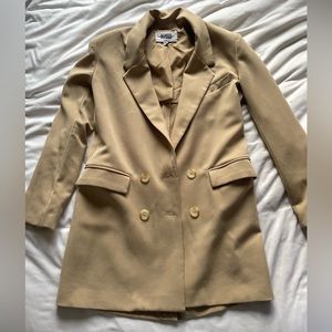 Oversized Steve Madden blazer in tan